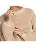 Cleobella Ivory Tan Pullover Sweater Size L - photo 2