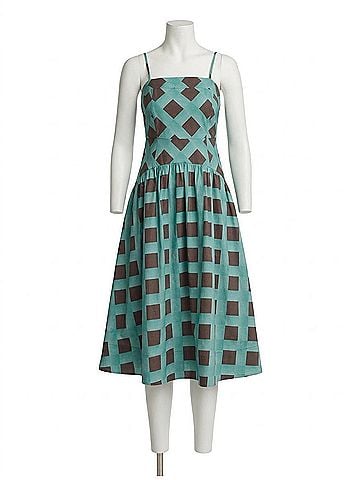 Entro Eastyn Midi Dress in Turquoise (view 1)