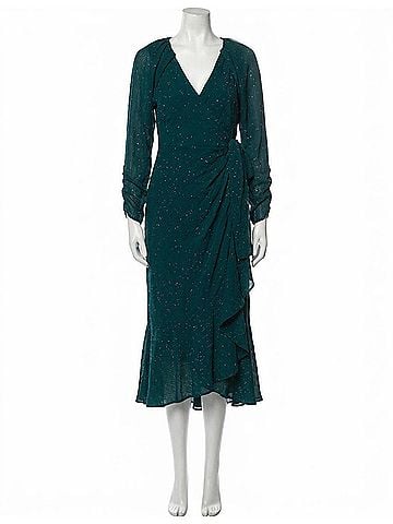 Astr Zenaida Maxi Dress in Forest Green (view 1)