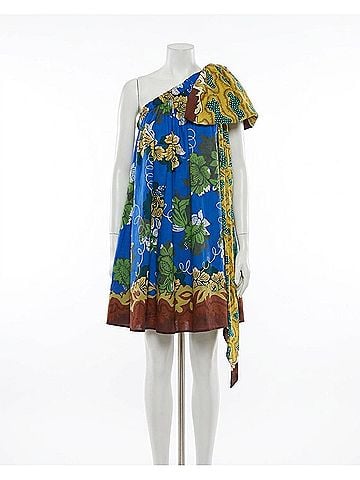 ALEMAIS Arnie Mini Dress in Blue (view 1)