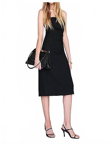 Anine Bing Women's Tyla Dress in Black (view 2)