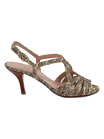 Stuart Weitzman Stuart Weitzman Snakeskin Print High Heel Sandals in Multicolor Leather (view 1)