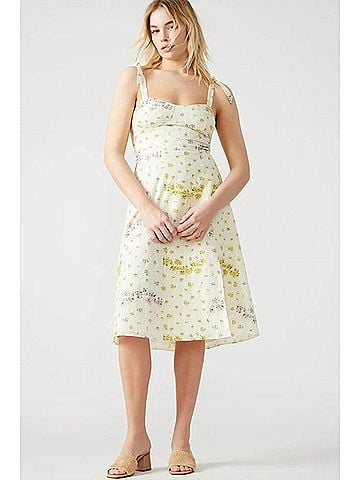 Steve Madden Carlynn Eyelet Midi Dress in Multi (view 2)