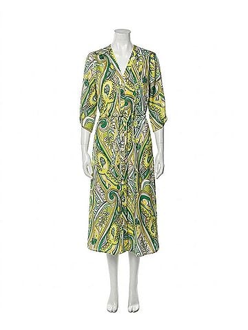 Joseph Ribkoff Paisley Print Shirt Dress in Vanilla/Multi (view 1)