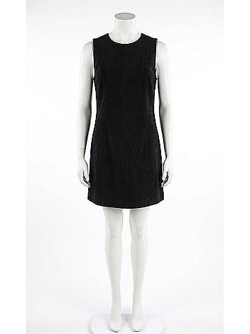 Bella Dahl Seamed Zip Back Mini Dress in Black (view 1)