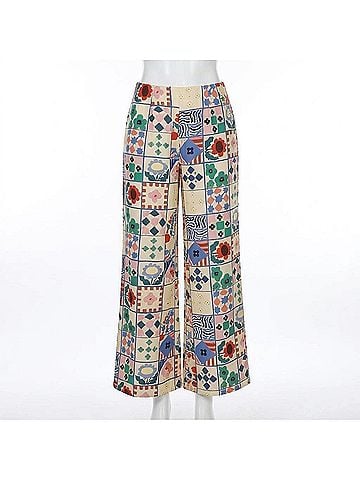 FRNCH Picasso Patio Pants in Multicolor (view 1)