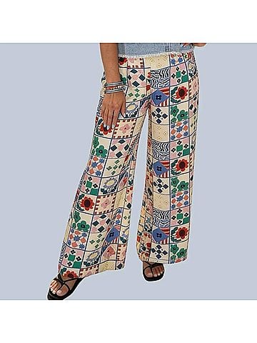 FRNCH Picasso Patio Pants in Multicolor (view 2)