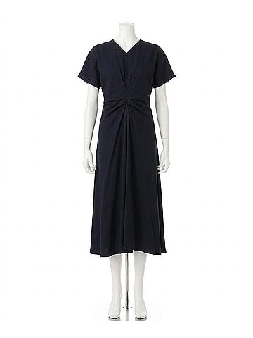 A.L.C. Rem Ruched Dress in Navy (view 1)