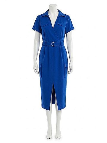Derek Lam 10 Crosby Colts Dress in Blue (view 1)