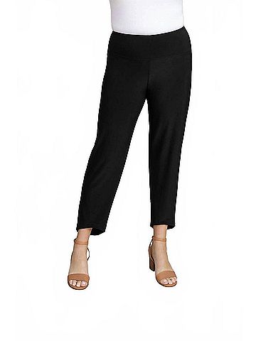 Sympli Drop Ankle Pant in Black (view 2)