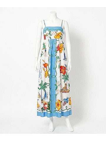 Seafolly Viva Vacation Maxi Dress in Blue (view 1)