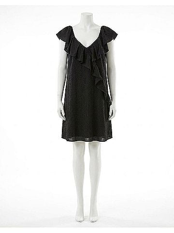 Tribal Wear Two Ways Dress in Black (view 1)