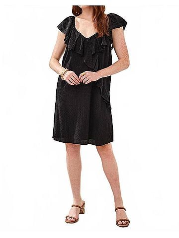 Tribal Wear Two Ways Dress in Black (view 2)