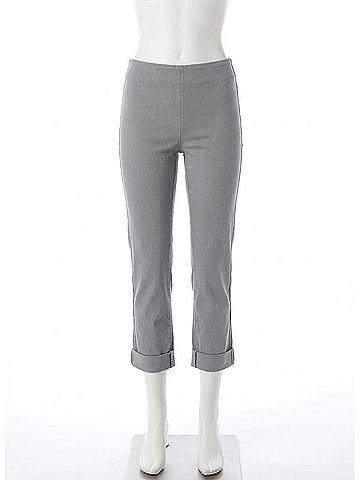 Lyssé Boyfriend Denim Pants in Antique Wash Dark Grey (view 1)