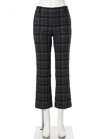 Lyssé Ankle Bootcut Pant in Bristol Plaid (view 1)