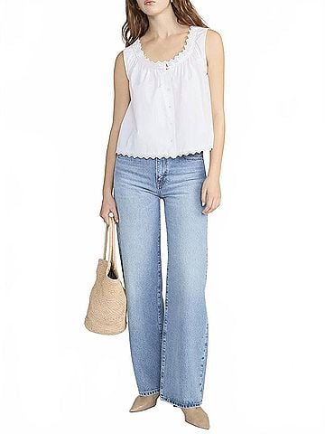 FRAME Women's The Bow Jeans in Rapture (view 2)