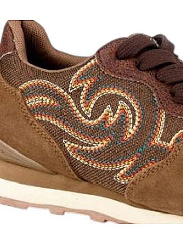 Roper Women's Giddy Up Spice Jogger Casual Shoe in Brown (view 2)