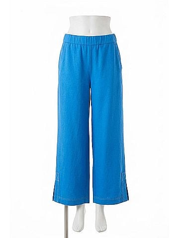 Tribal Contrast Stitch Ankle Pant in Royal Blue (view 1)