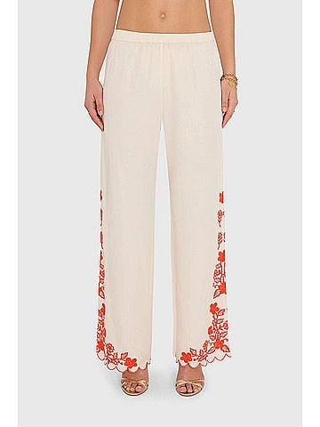 Amanda Uprichard Caroline Pants in Natural Combo (view 2)