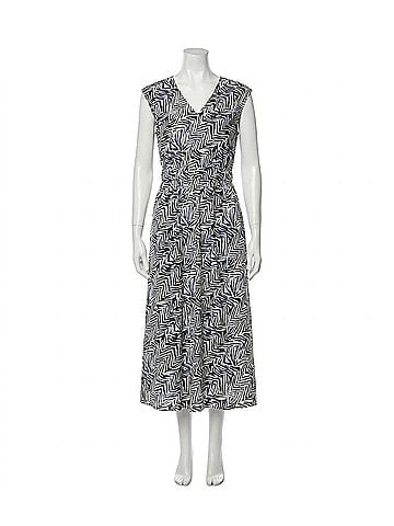 Nic + Zoe Inked Lines Dierdre Dress in Indigo Multi (view 1)