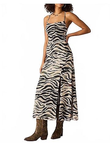 Steve Madden Women's Adella Dress in Zebra (view 2)