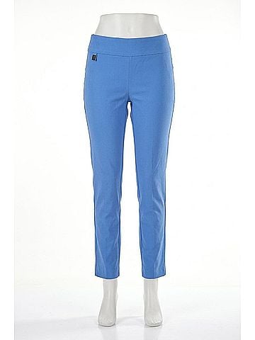 Joseph Ribkoff Classic Slim Ankle Pants in Harbor Blue (view 1)