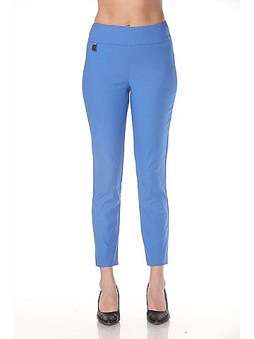 Joseph Ribkoff Classic Slim Ankle Pants in Harbor Blue (view 2)