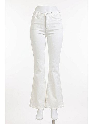 Judy Blue High Waist Tummy Control Flare Jeans in White (view 1)