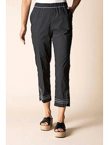 Habitat Cool Tech Easy Crop Pant - Plus in Black (view 2)