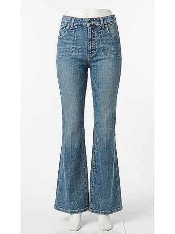 Paige Marlow Skimmer Flare Jeans in Monrovia (view 1)