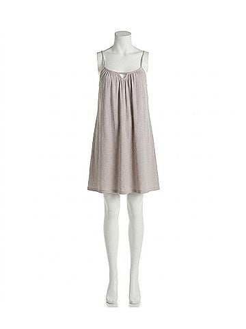 NATION LTD Margot Seersucker Mini Dress in Praline Stripe (view 1)