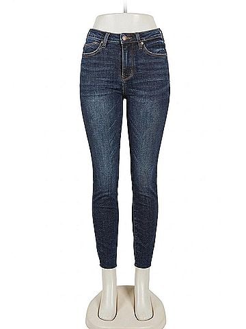 Judy Blue Esther Tummy Control Skinny Jeans - Plus in Dark Wash (view 1)
