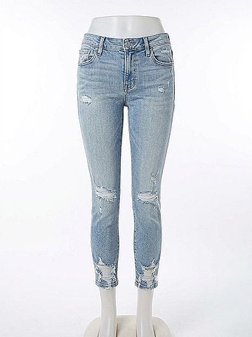 AGOLDE Sophie Mid Rise Ankle Jeans in Playback (view 1)