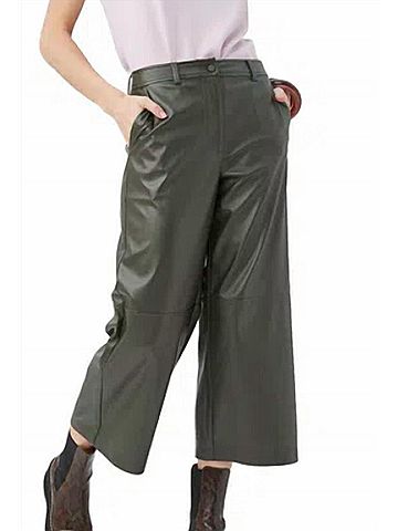 Trina Turk Tanashi Pant in Dark Green (view 2)