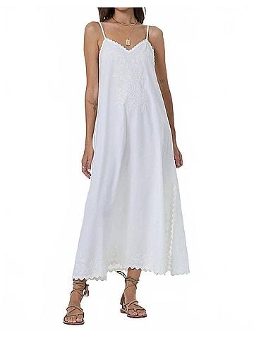 Young Fabulous & Broke Women's Kei Dress in Bone (view 2)
