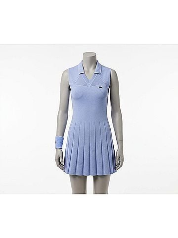 Lacoste Stretch Tennis Dress And Short Set in Blue (view 1)