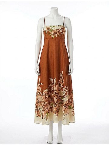 Flying Tomato Floral Maxi Dress in Cinnamon Blossom (view 1)