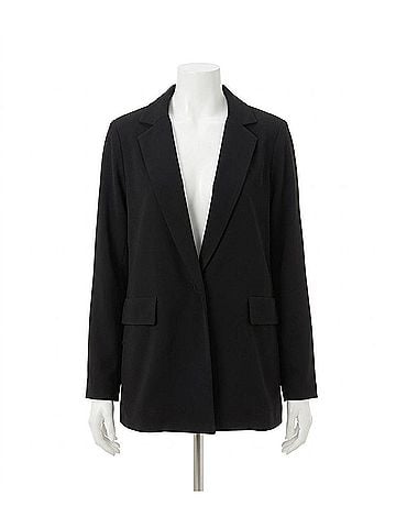 Joseph Ribkoff Formal Hip-Length Blazer in Black (view 1)