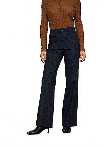Sanctuary Marine Knit Denim Pant in Indigo Moon (view 2)