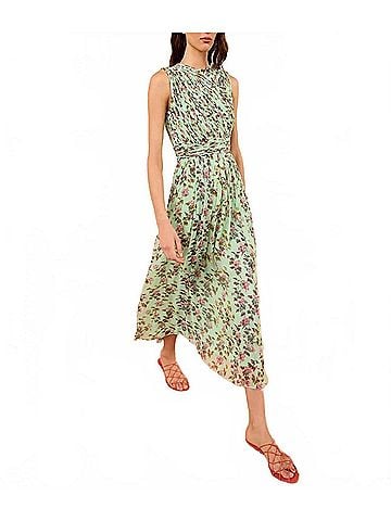 Ulla Johnson Celestina Midi Dress in Opaline (view 2)
