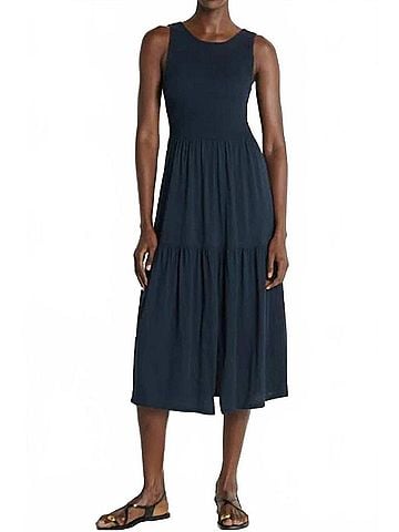 NATION LTD Clementine Midi Dress in Night Sky (view 2)