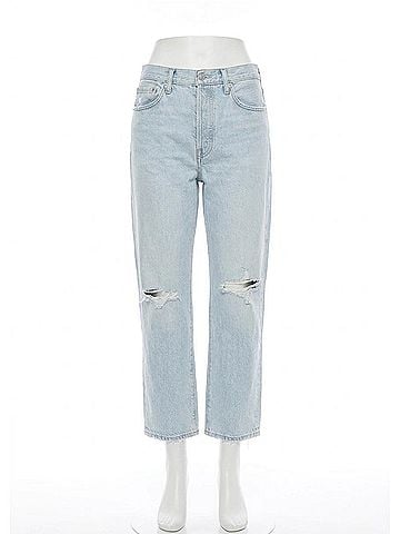 AGOLDE 90's Cropped Jeans in Requiem (view 1)