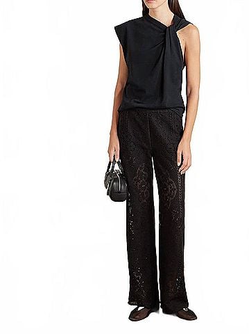 Sea New York Arianna Lace Pants in Black (view 2)