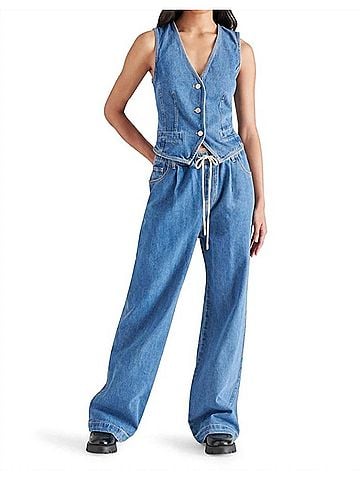 Steve Madden Minorca Pant in Medium Blue (view 2)