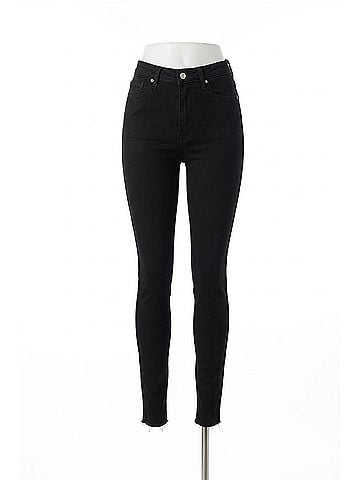 Judy Blue High Waisted Tummy Control Shield Pockets Skinny Jeans in Black (view 1)