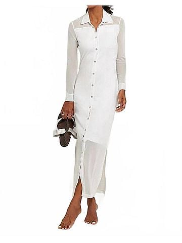 Anatomie Colette Dress in White (view 2)