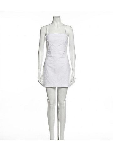 A.L.C. Mya Linen Dress in White (view 1)