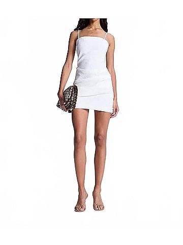 A.L.C. Mya Linen Dress in White (view 2)