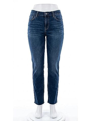 Elliott Lauren Bootcut High Rise Jeans in Denim (view 1)