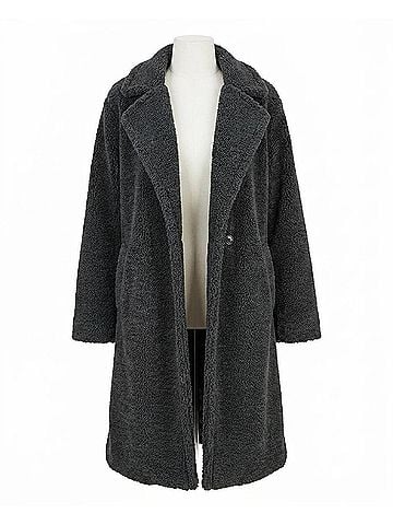 Gilli Teddy Long Coat in Grey (view 1)